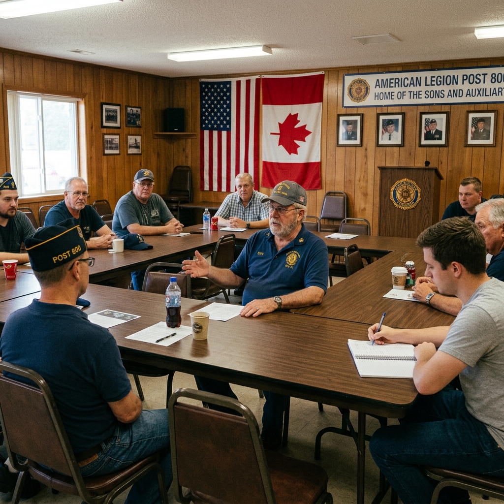 Sons of the American Legion Post 800 meeting